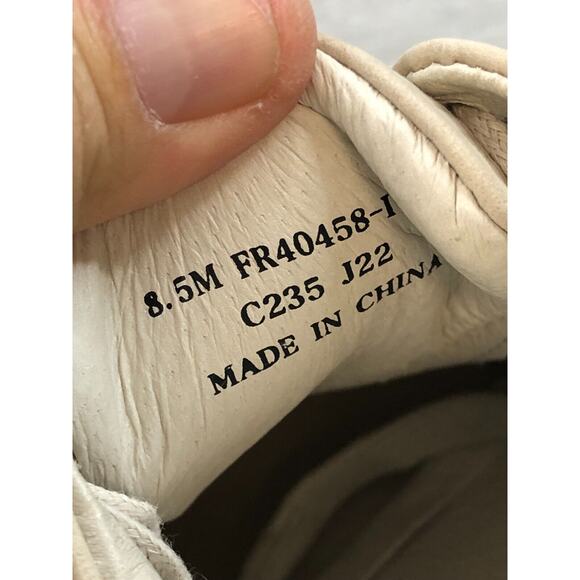 Frye Ivy Low FR40458-I Women 8.5M Beige Leather Floral LaceUp Casual SneakerShoe - Picture 7 of 9